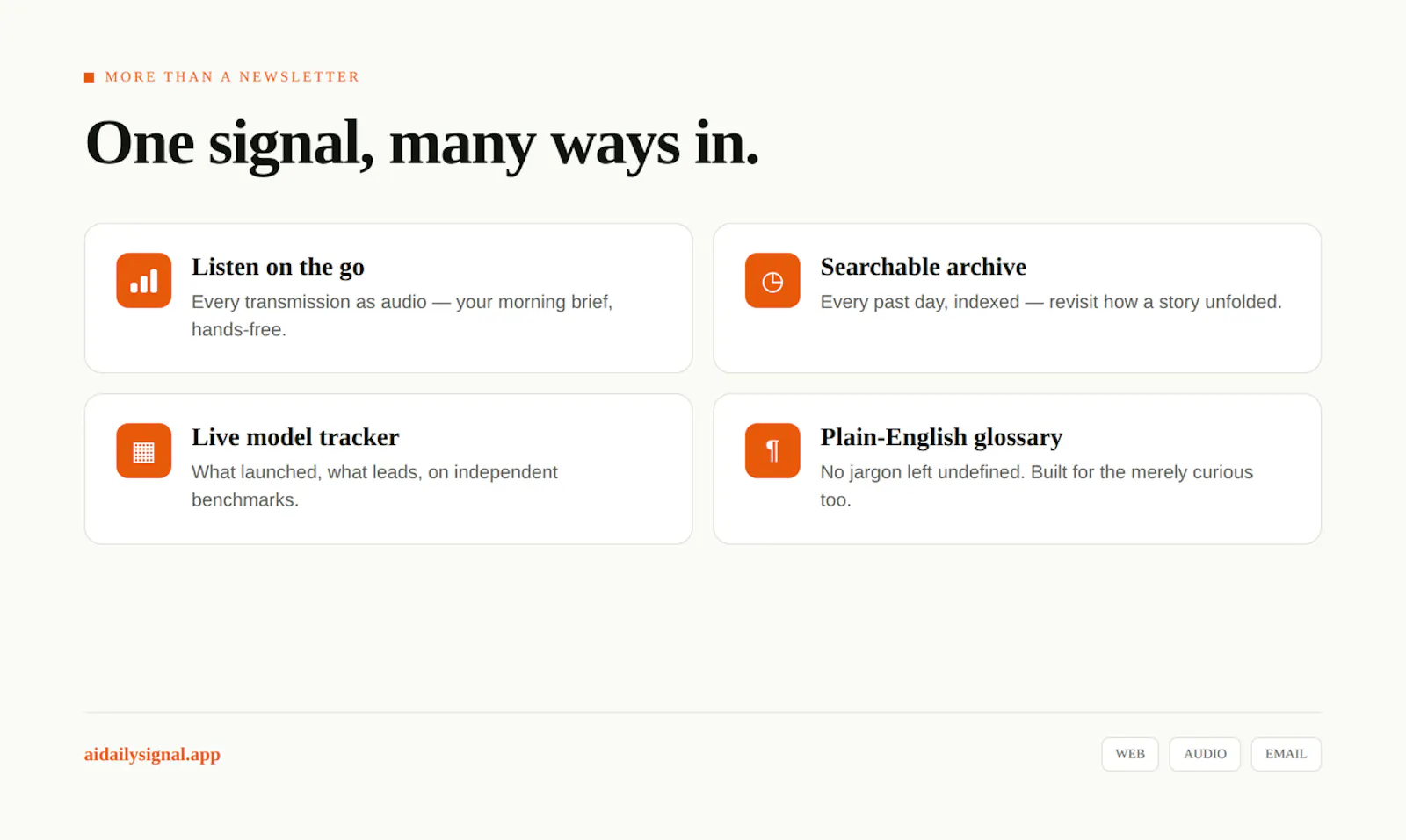 The AI Daily Signal screenshot 2