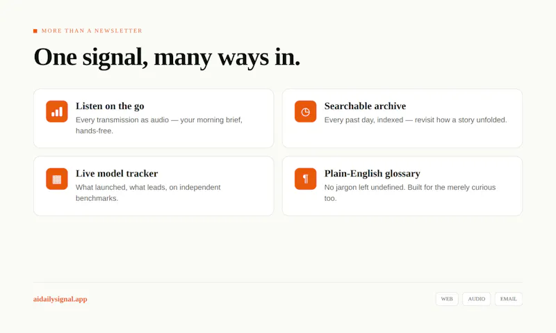 The AI Daily Signal screenshot 2