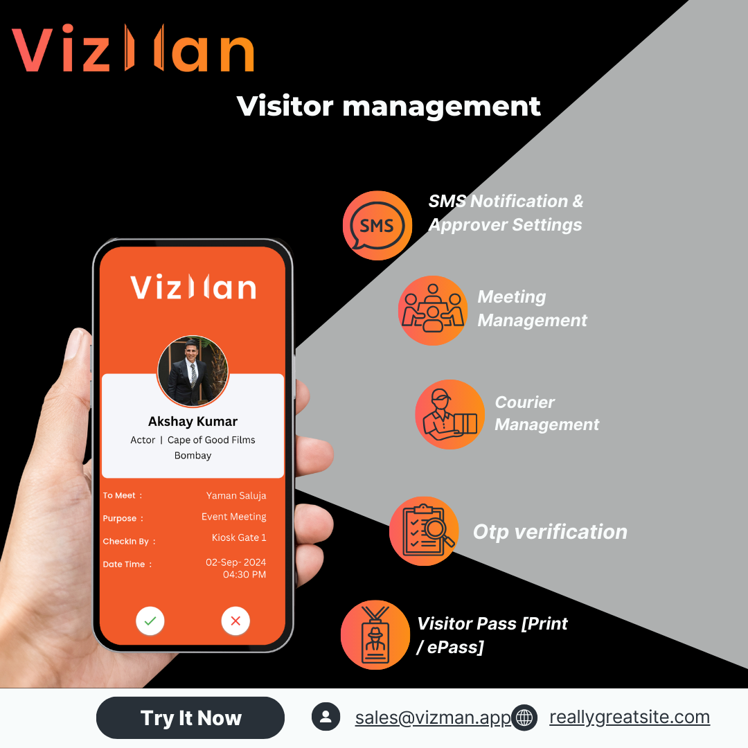 Média Système de gestion des visiteurs - Logiciel d'enregistrement intelligent pour le lieu de travail sécurisé 2