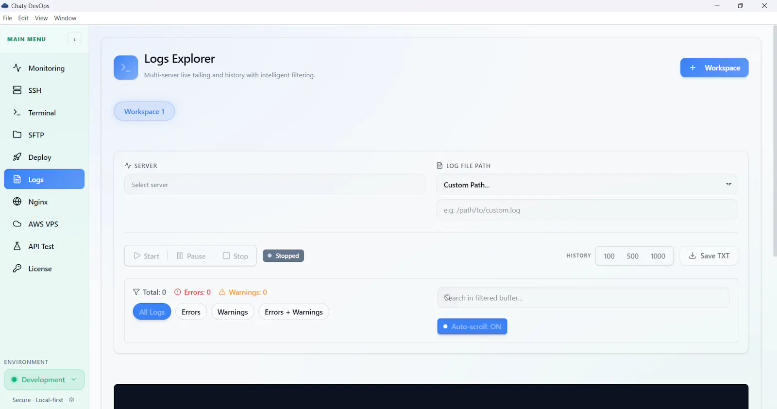 Chaty DevOps screenshot 2