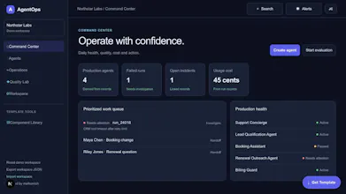 AgentOps Web Template gallery image
