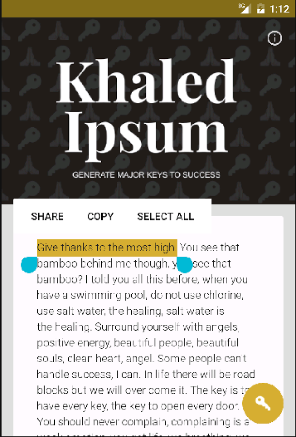 Khaled Ipsum gallery image