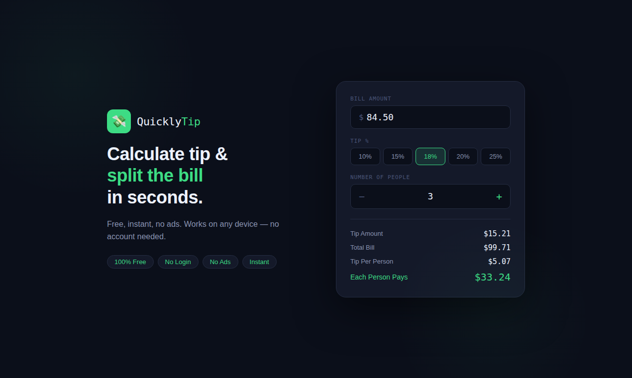 QuicklyTip gallery image