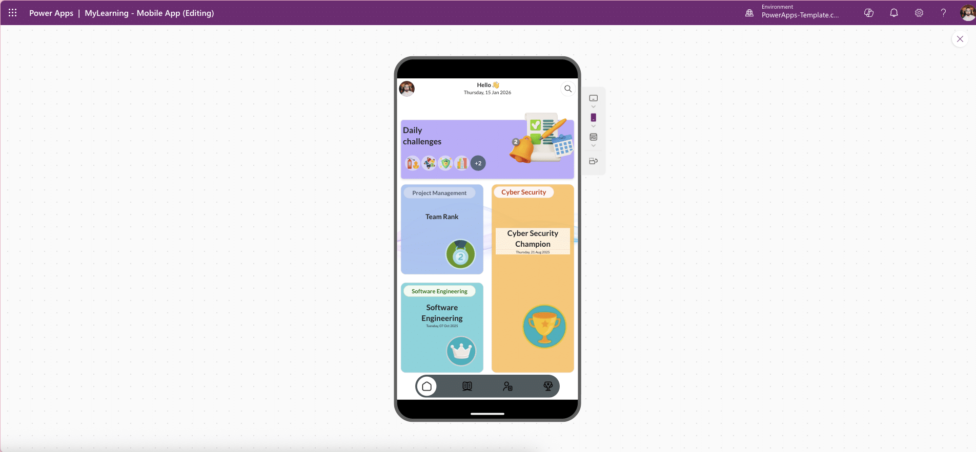 Power Apps templates gallery image