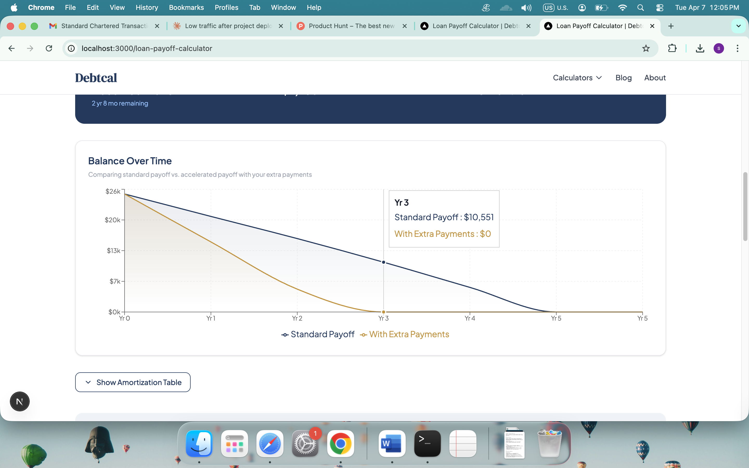 Debtcal gallery image
