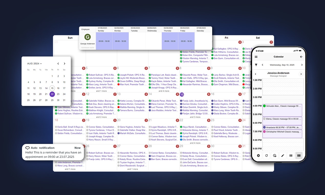 ERPHY - Multilingual booking website + CRM & reminders media 3