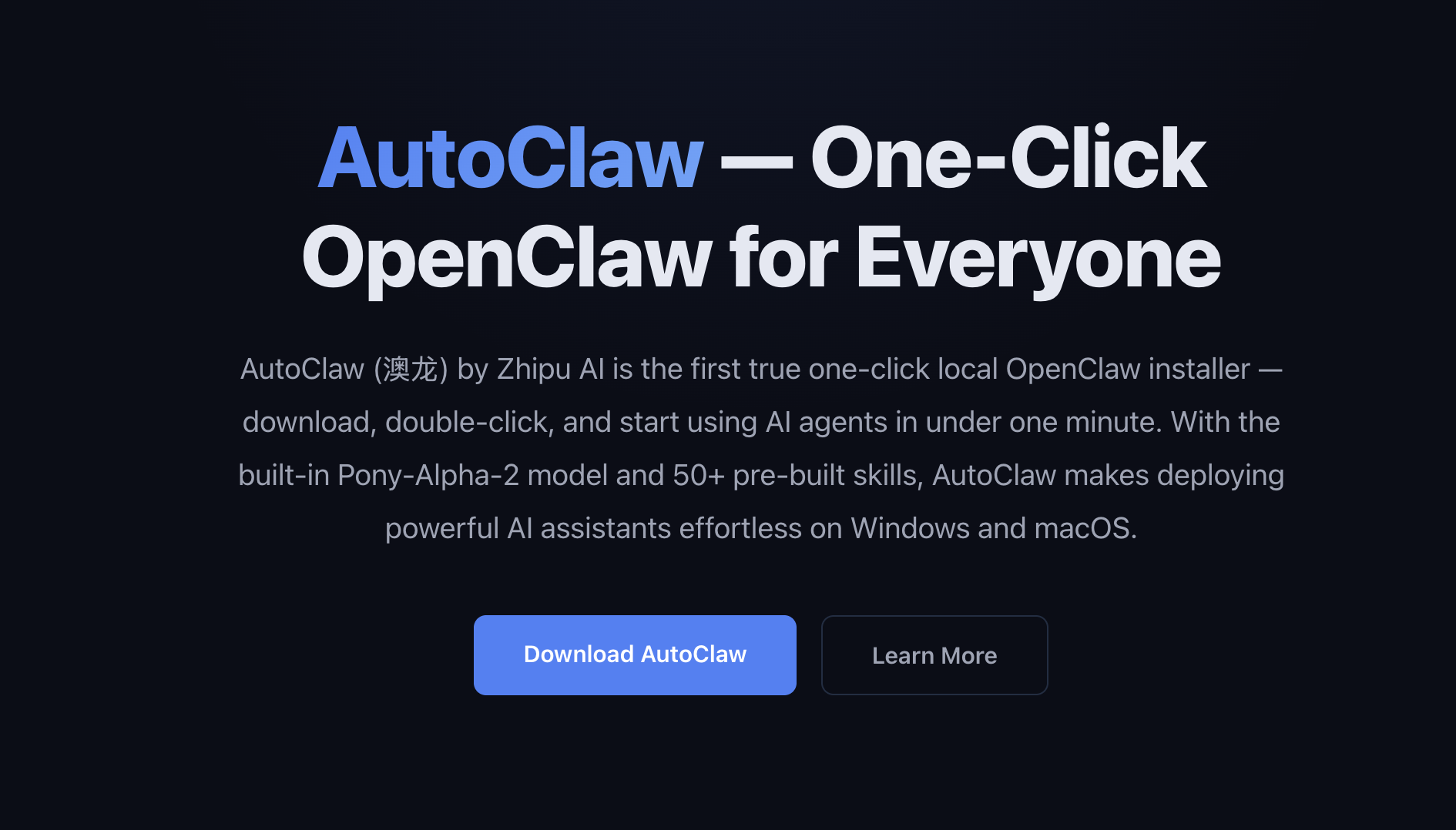AutoClaw by Zhipu AI gallery image