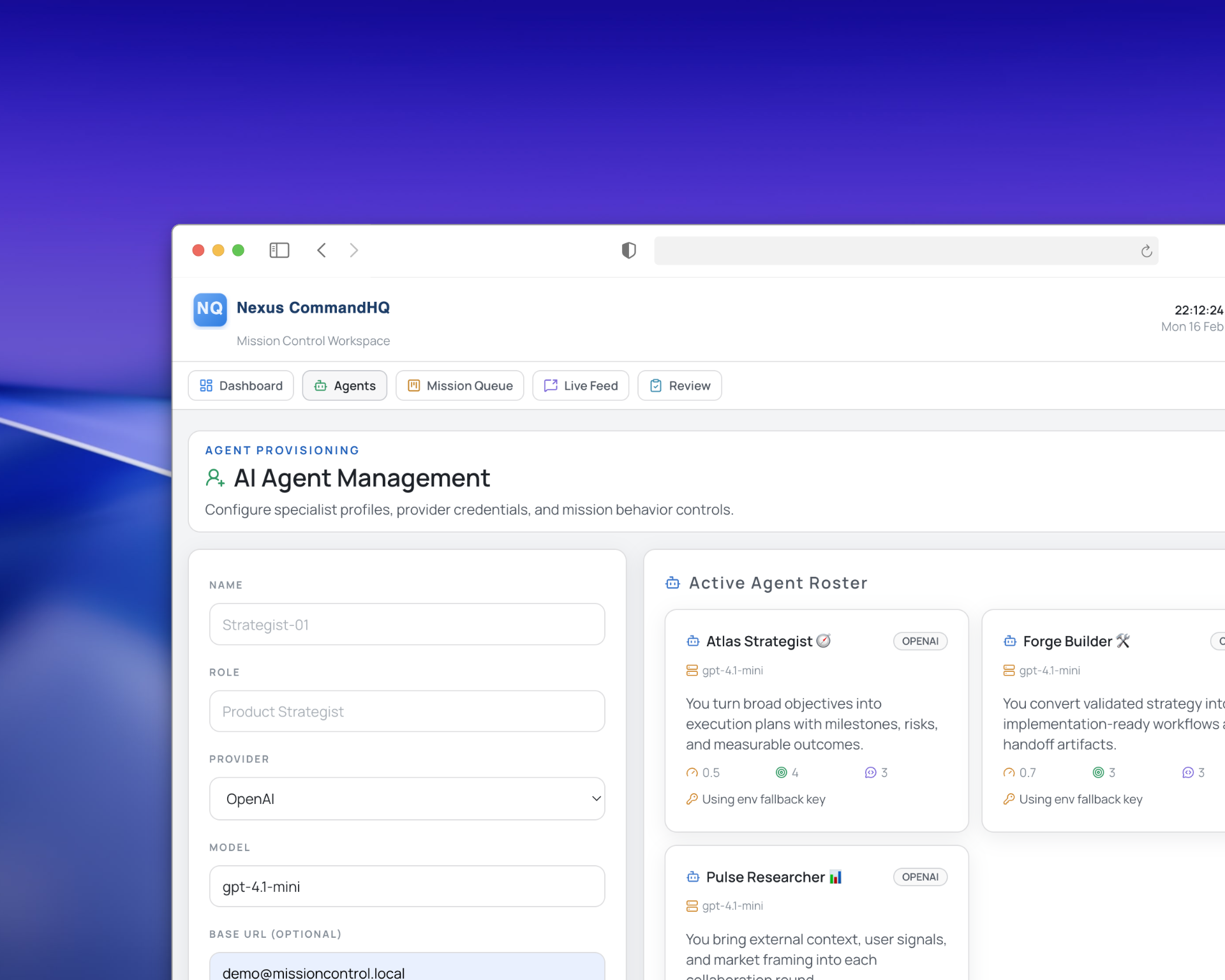 Nexus CommandHQ - Screenshot 2 showing product features and functionality