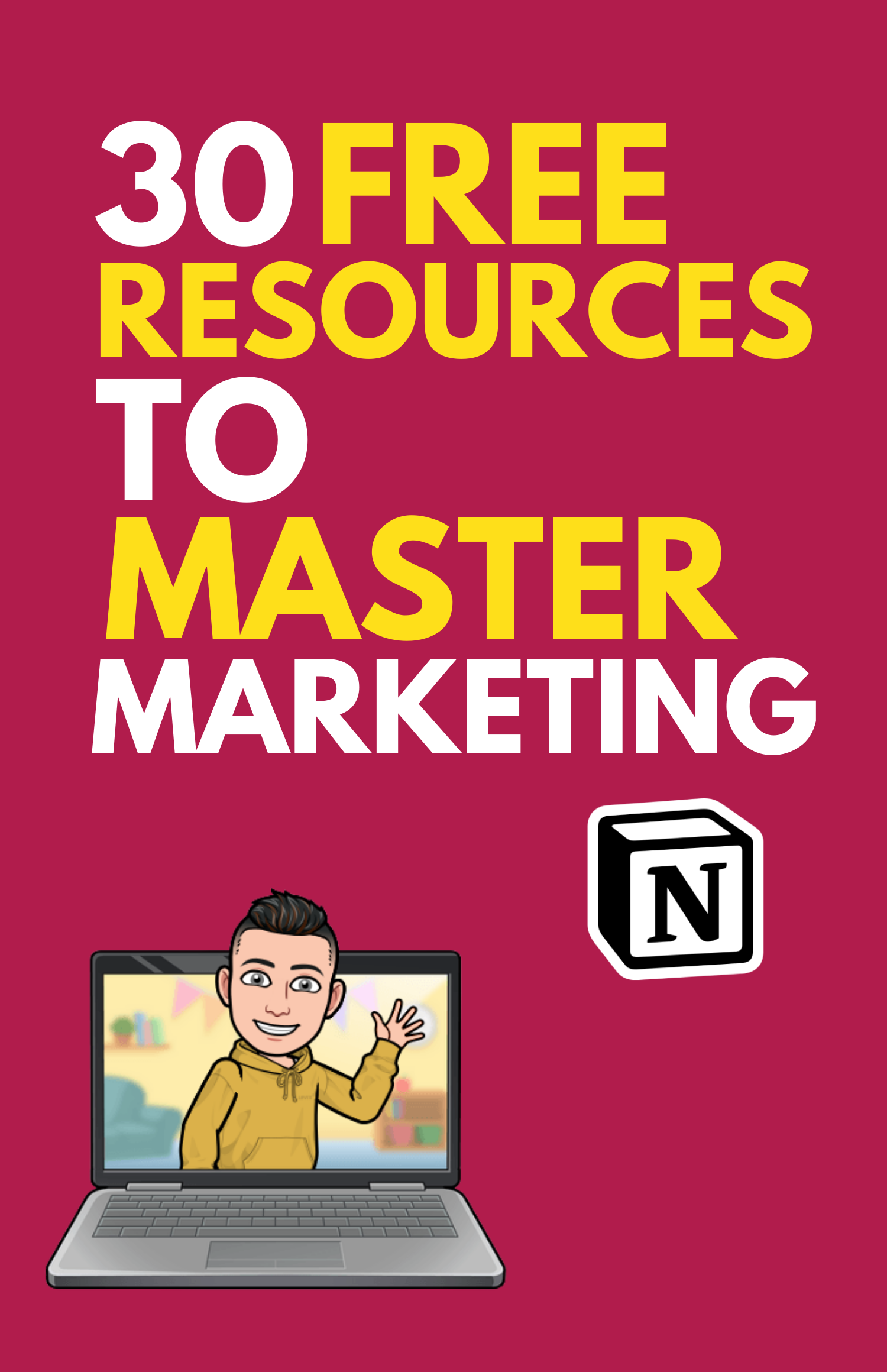 TOP 30 RESOURCES TO MASTER MARKETING gallery image