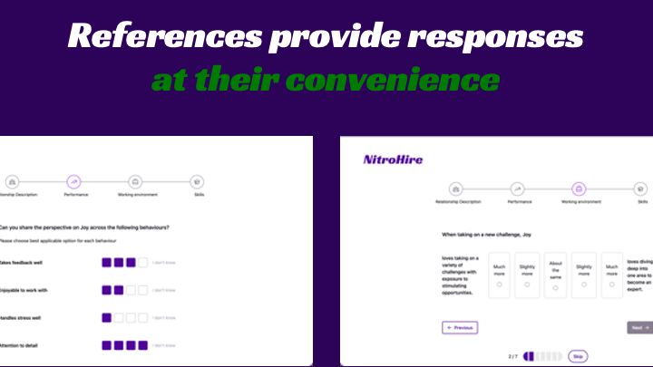 Mídia 5 de Nitrohire - Insights rápidos sobre os candidatos - Informações confiáveis rápidas para tomar melhores decisões de contratação