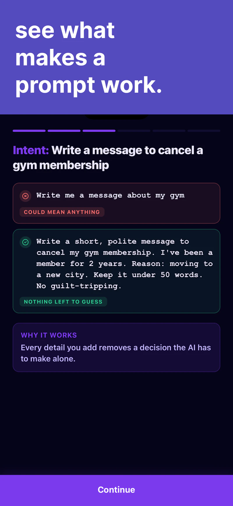 AiQ: Learn AI Prompting screenshot 1