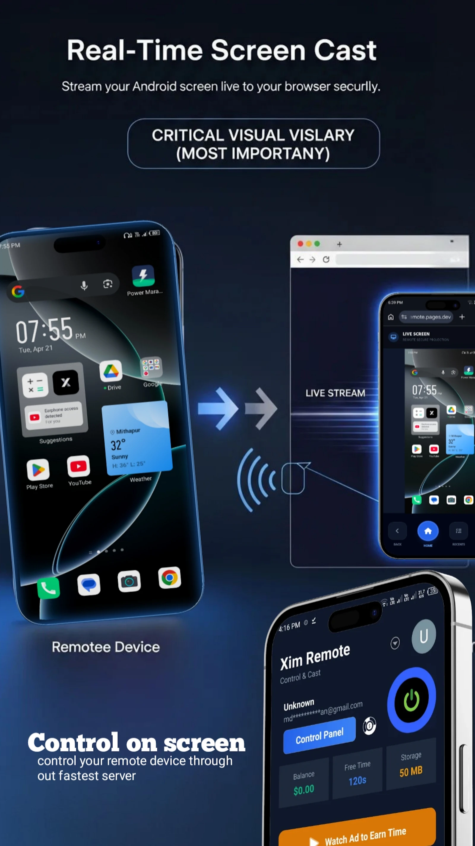 Xim Remote: Screen Cast & Control screenshot 3