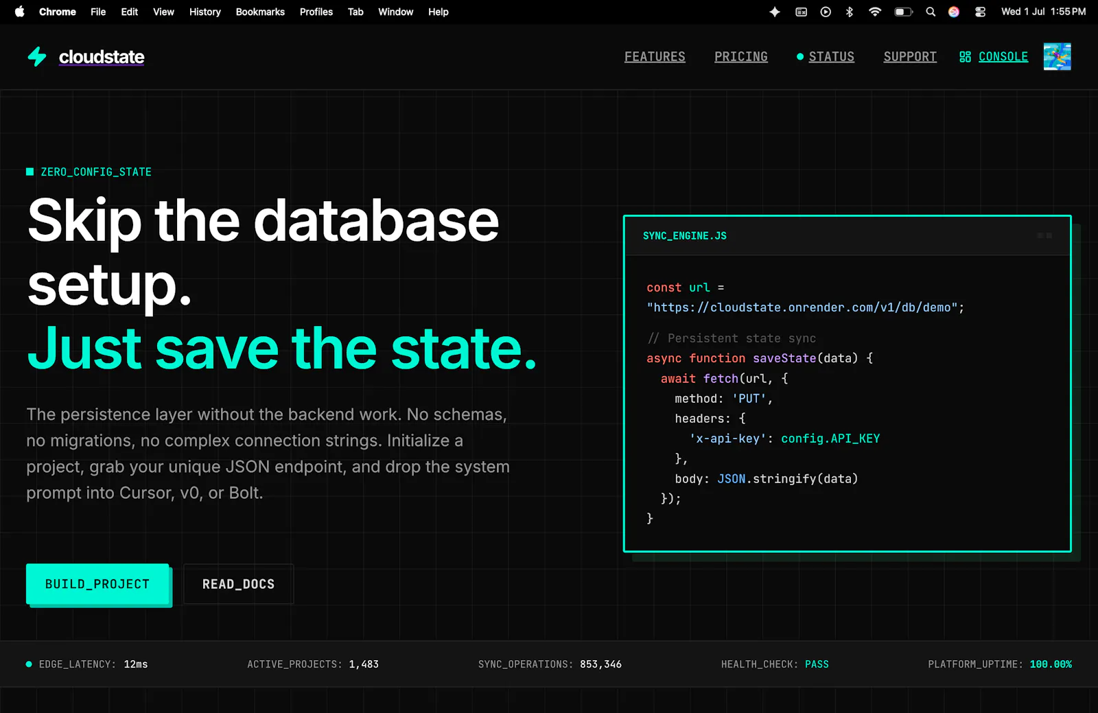 CloudState screenshot 1