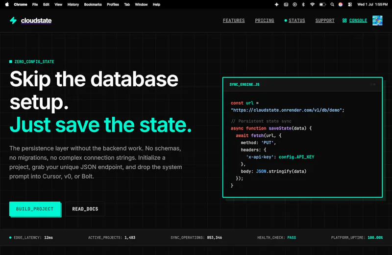 CloudState screenshot 1