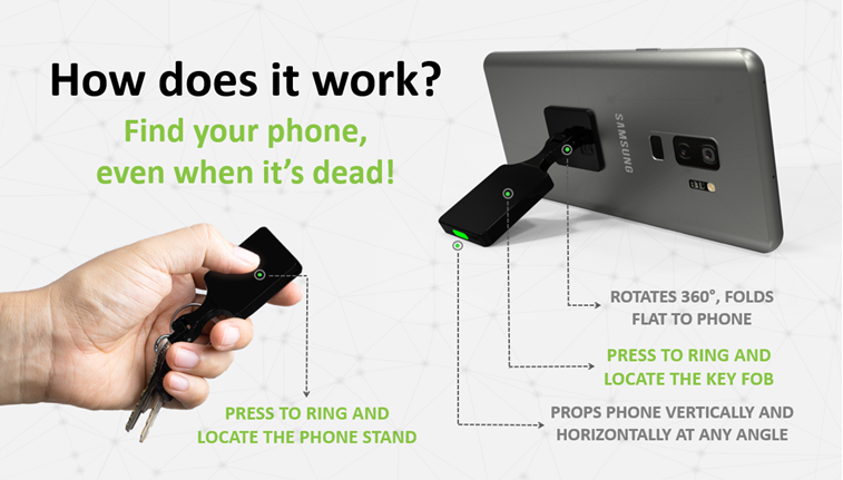KickTrack - The Smart Kickstand for Smartphones gallery image