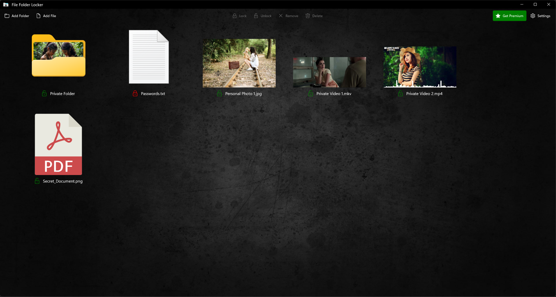 Locker cartella file media 3