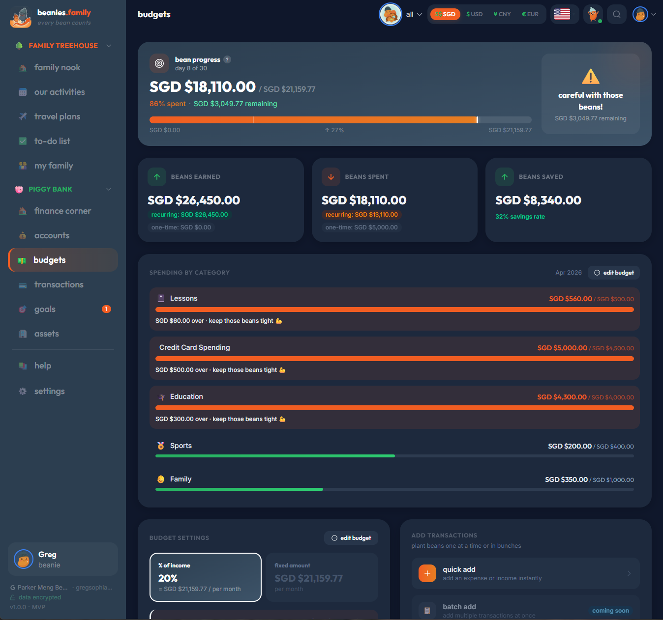 beanies.family - planning for your beans gallery image