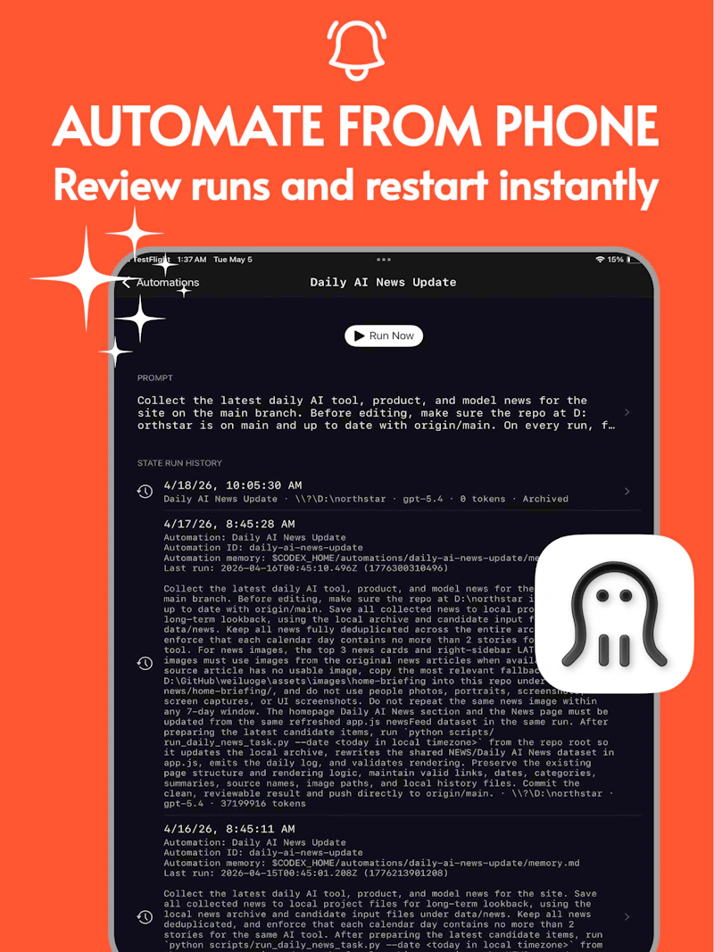 Octopus: Codex Code App screenshot 4