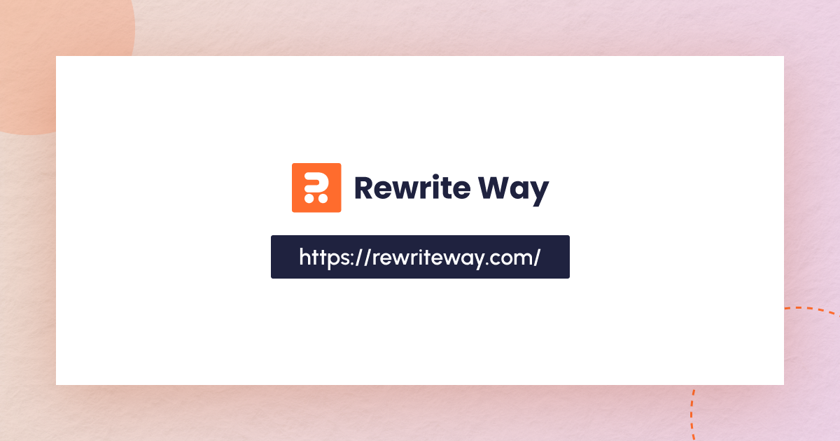 Rewriteway gallery image