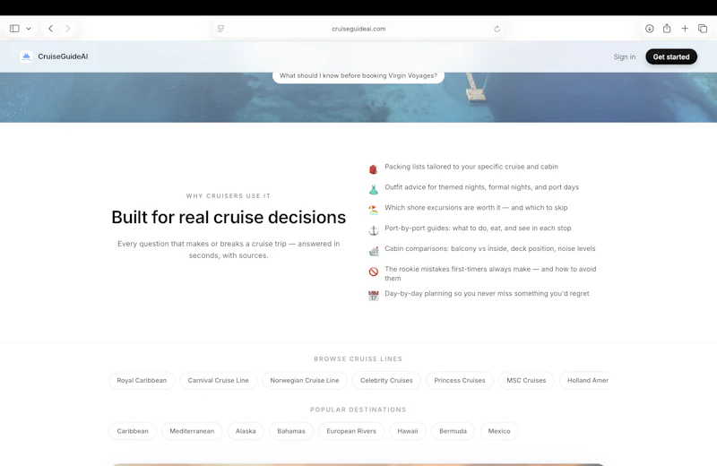 CruiseGuideAI screenshot 3