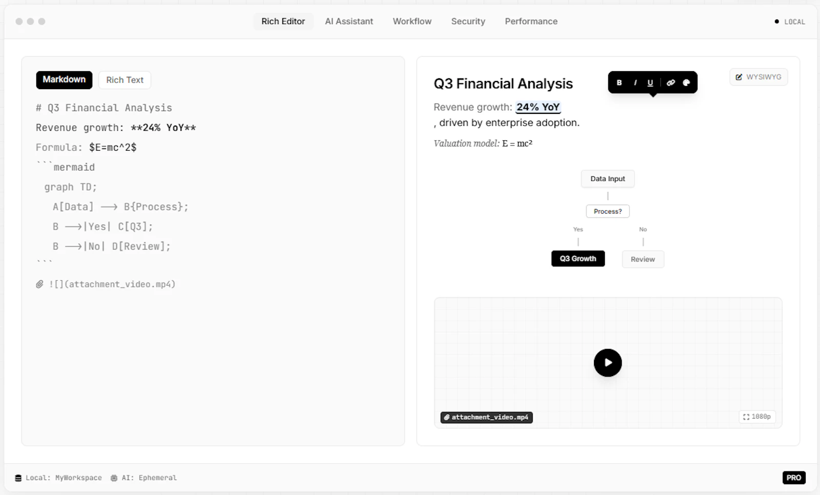 NoteRich screenshot 2