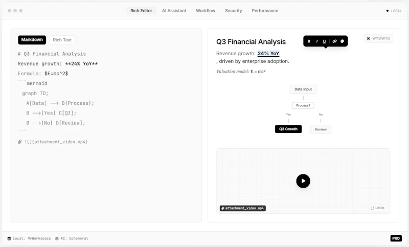 NoteRich screenshot 2