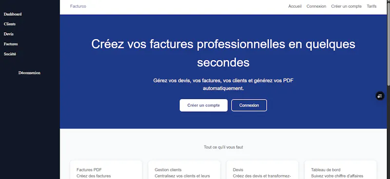 Factureco screenshot 1