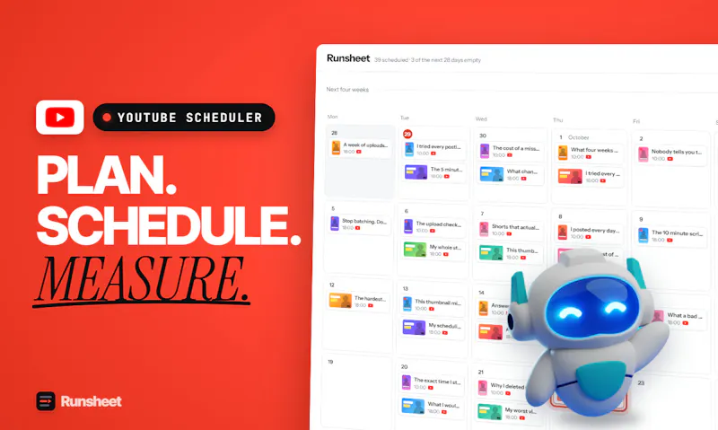 Runsheet screenshot 2