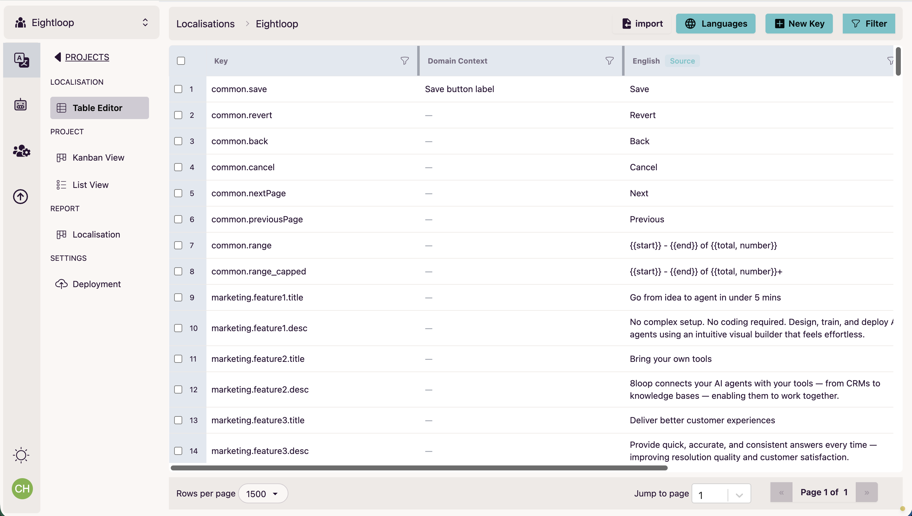 Localise.pro - Screenshot 2 showing product features and functionality