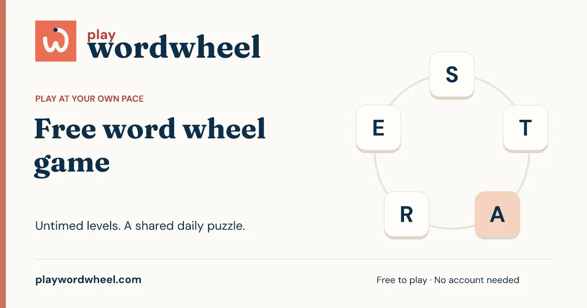 Play Wordwheel gallery image