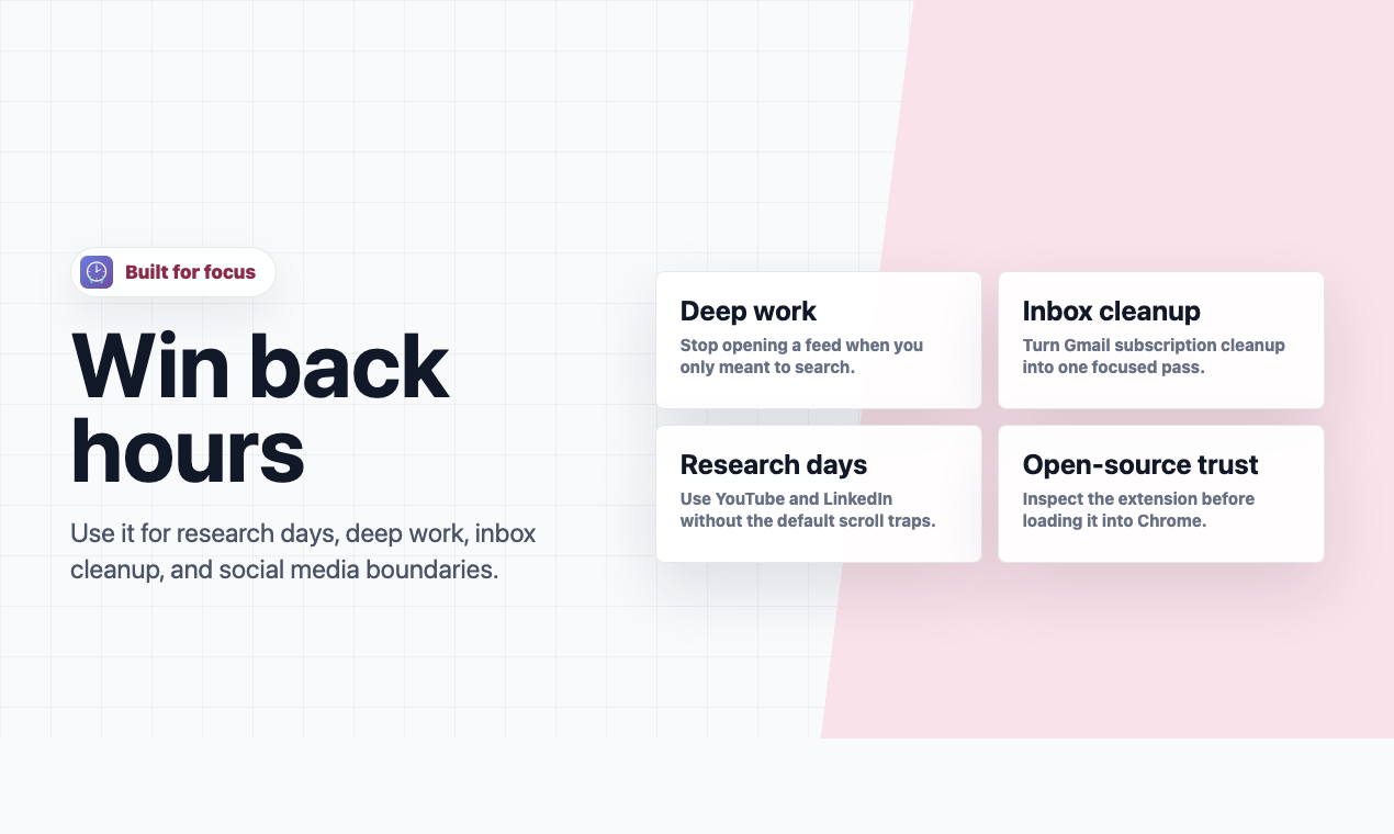 TimeBack (Get your time back) gallery image