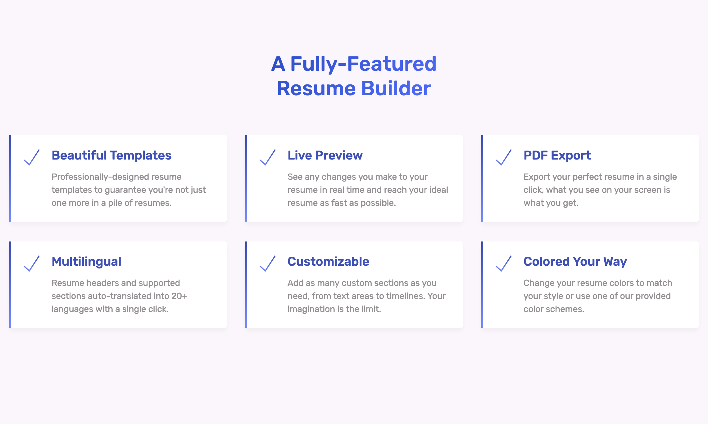 Resume Builder gallery image