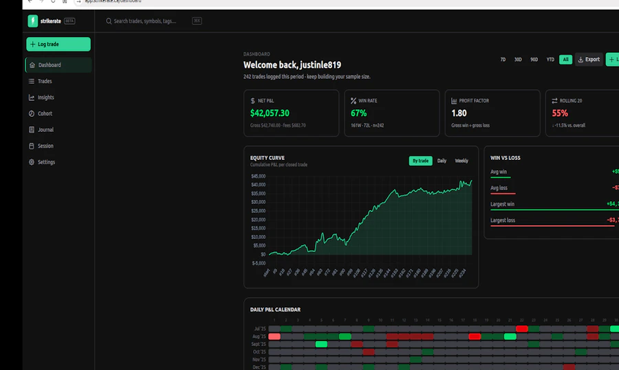 Strikerate screenshot 2