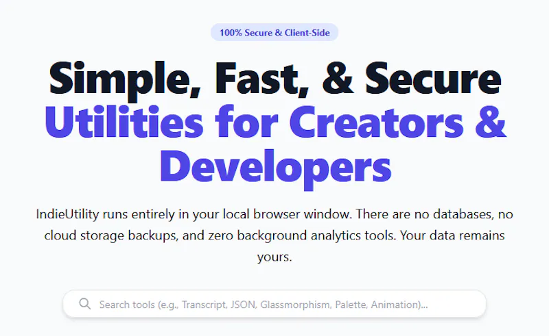 IndieUtility screenshot 1