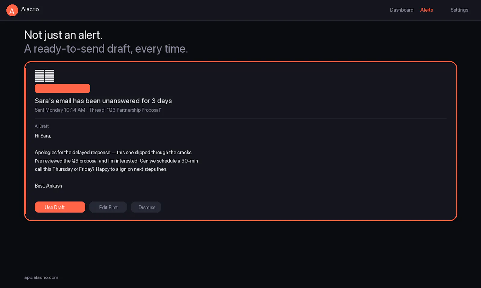 Alacrio screenshot 4