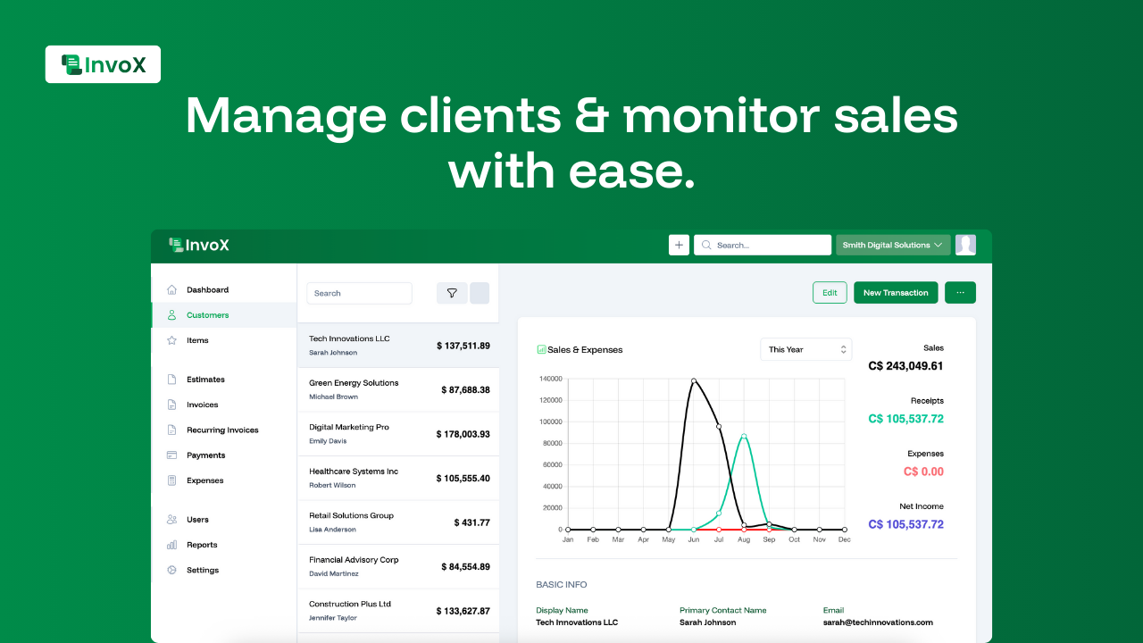 Média Invox - Logiciel de facturation auto-hébergé pour les petites entreprises 5