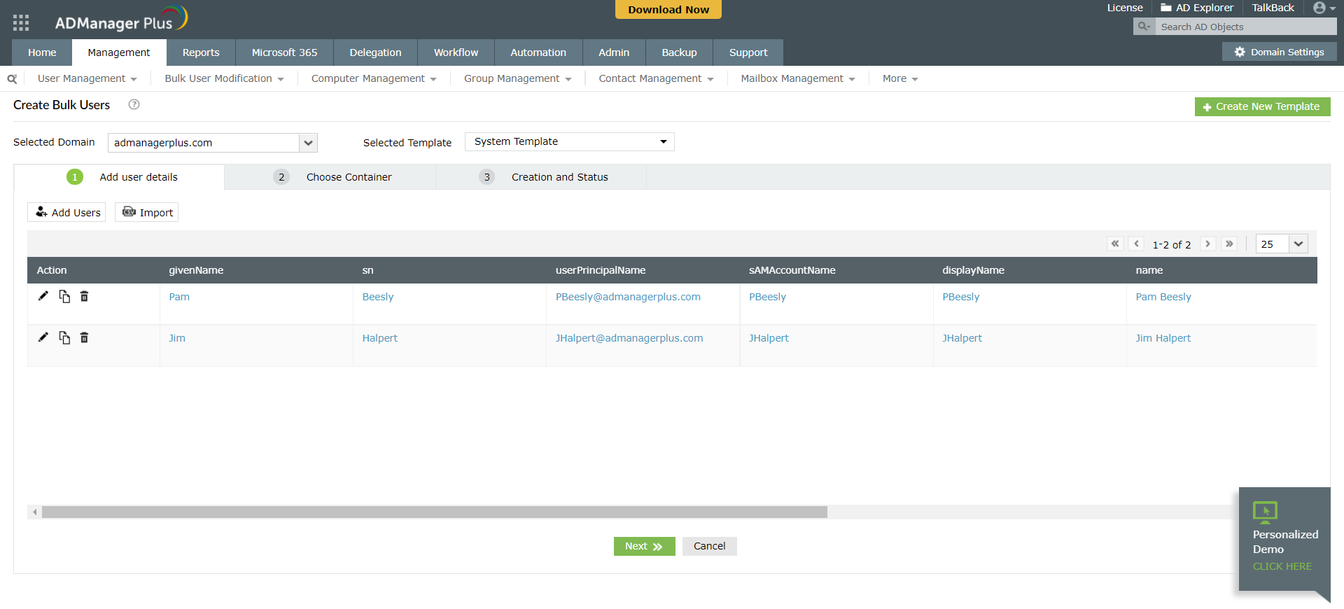 ManagenEngine AdManager Plus media 1