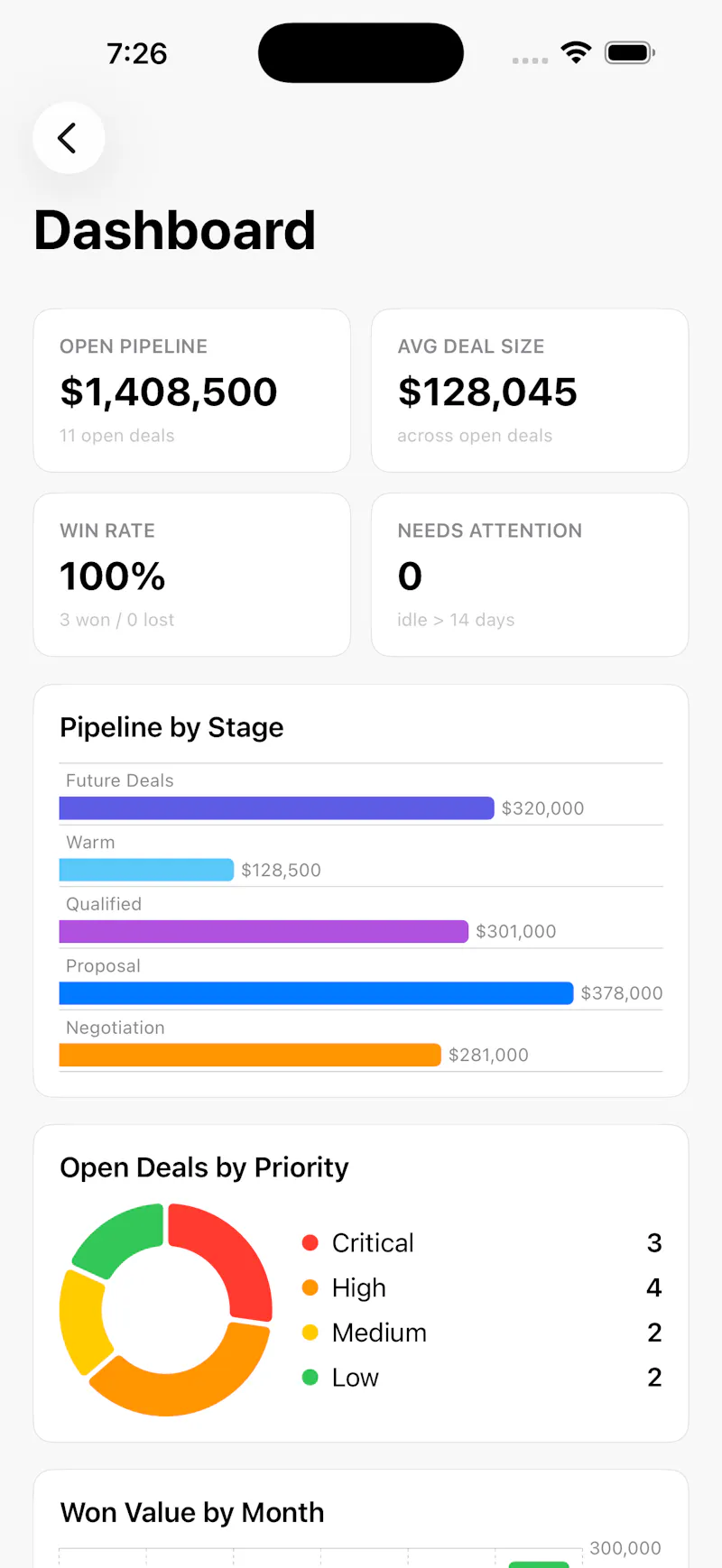 Pipeline – track deals, skip the CRM screenshot 1