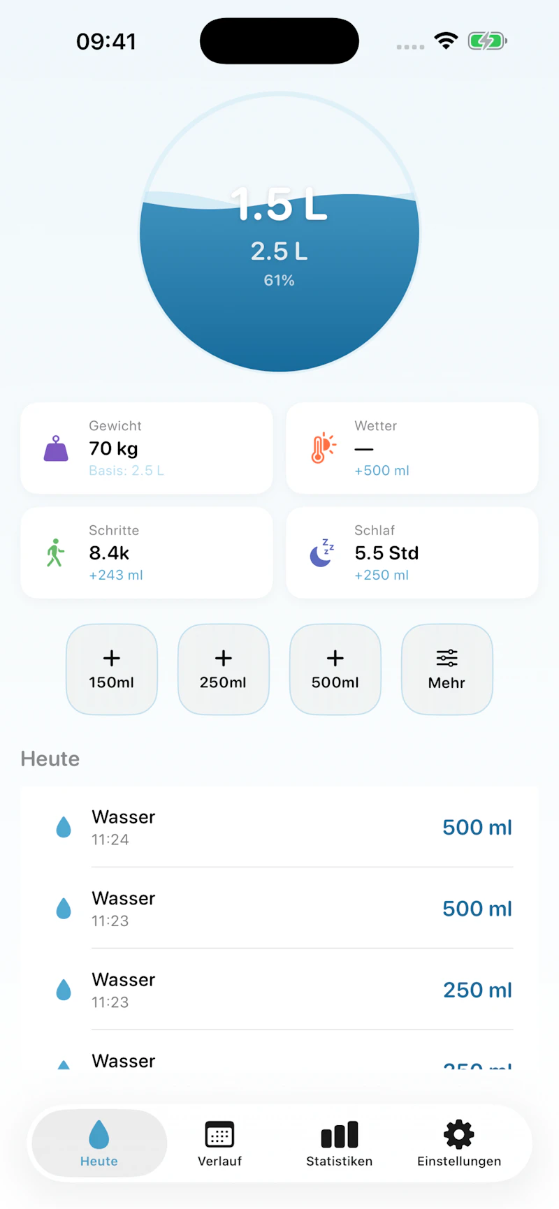 Brim – Water Tracker screenshot 1