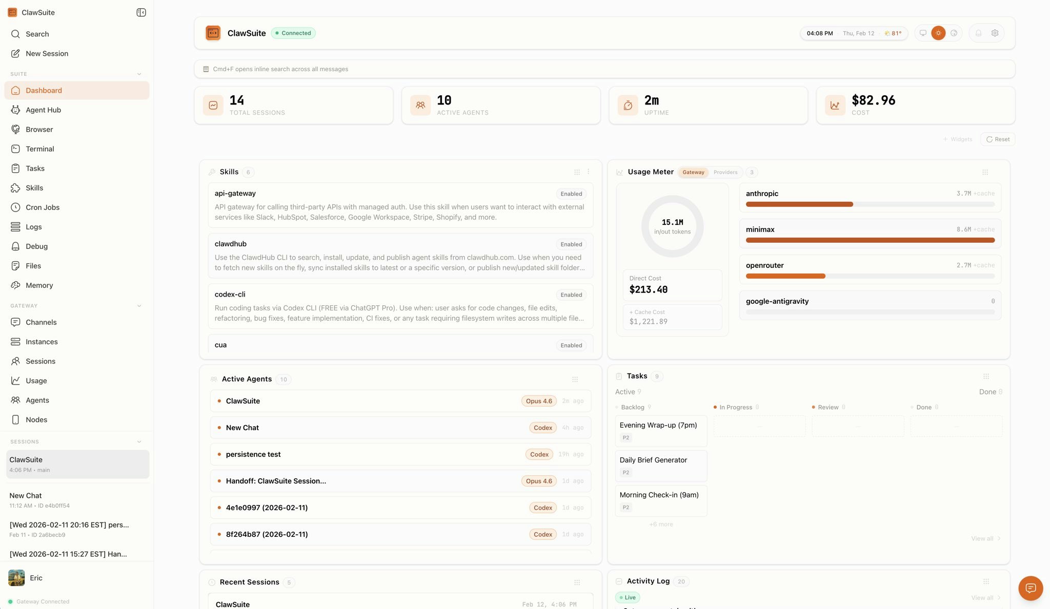 ClawSuite gallery image