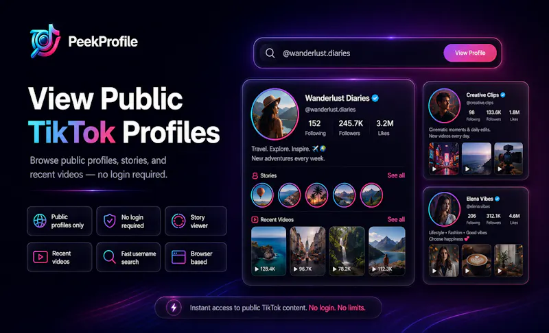 PeekProfile screenshot 1