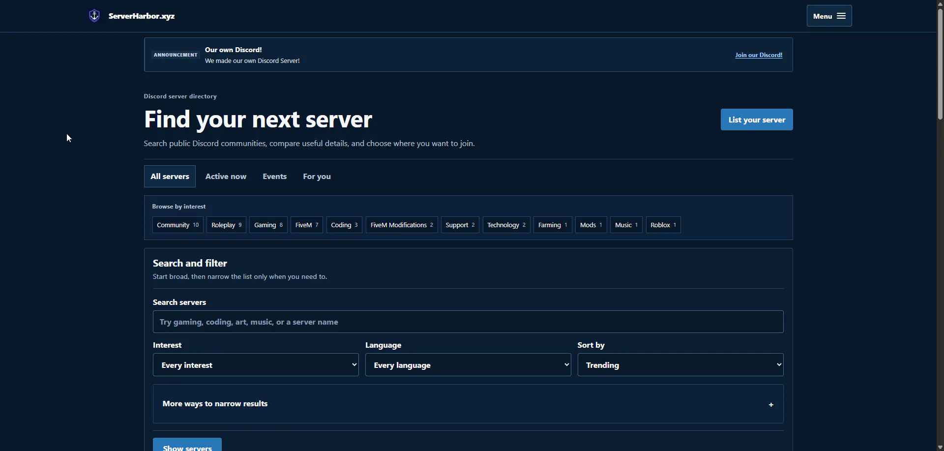 ServerHarbor gallery image