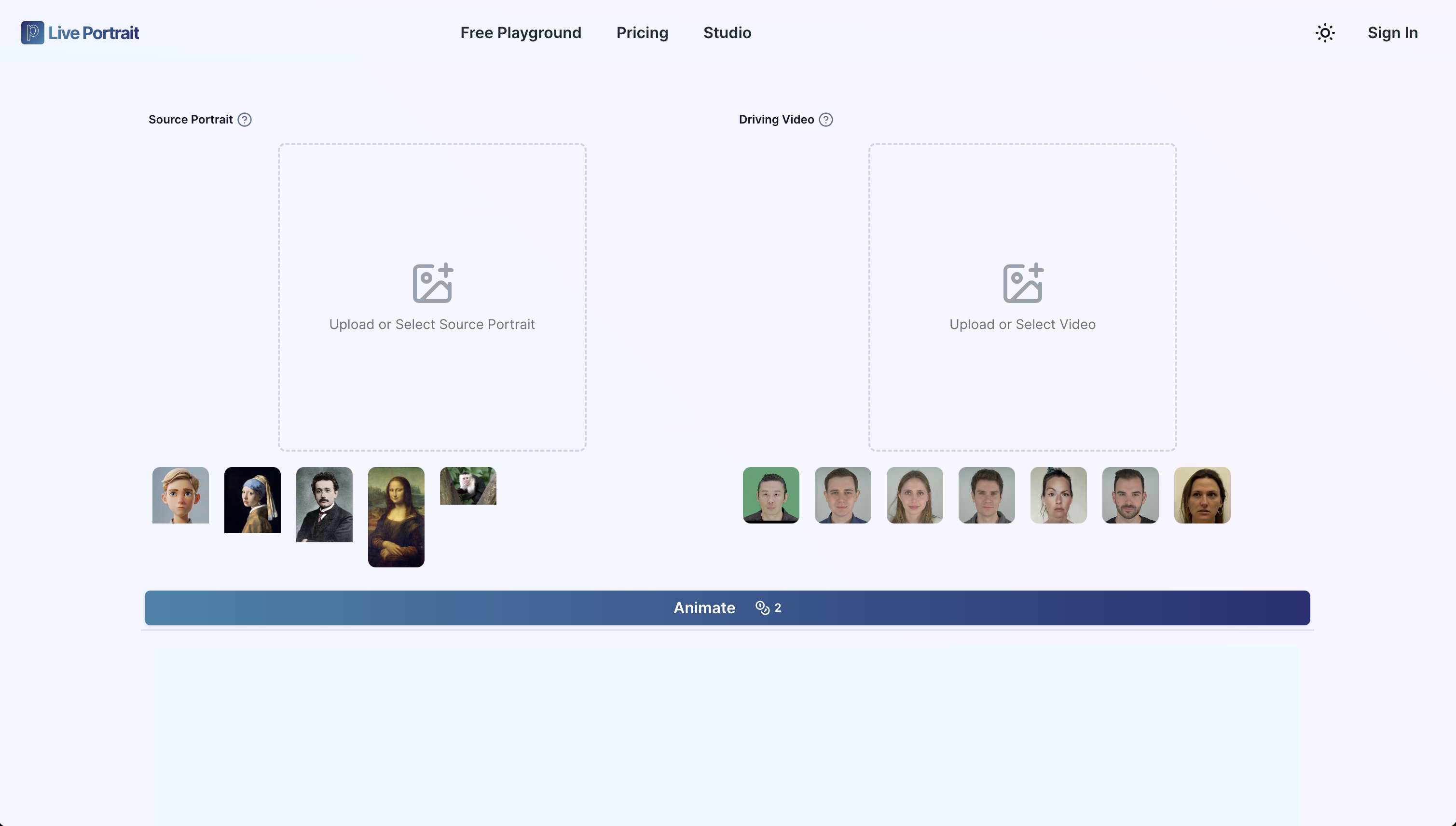 Live Portrait gallery image