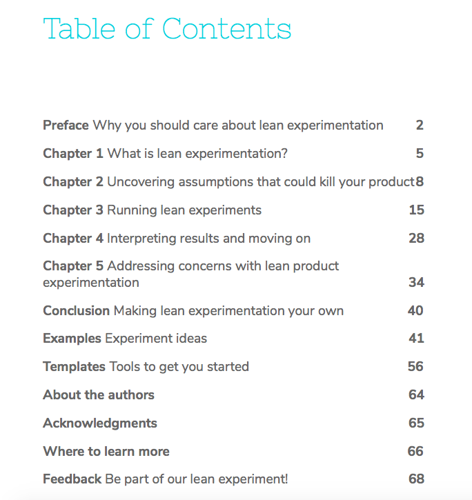 Lean Experimentation In Action gallery image