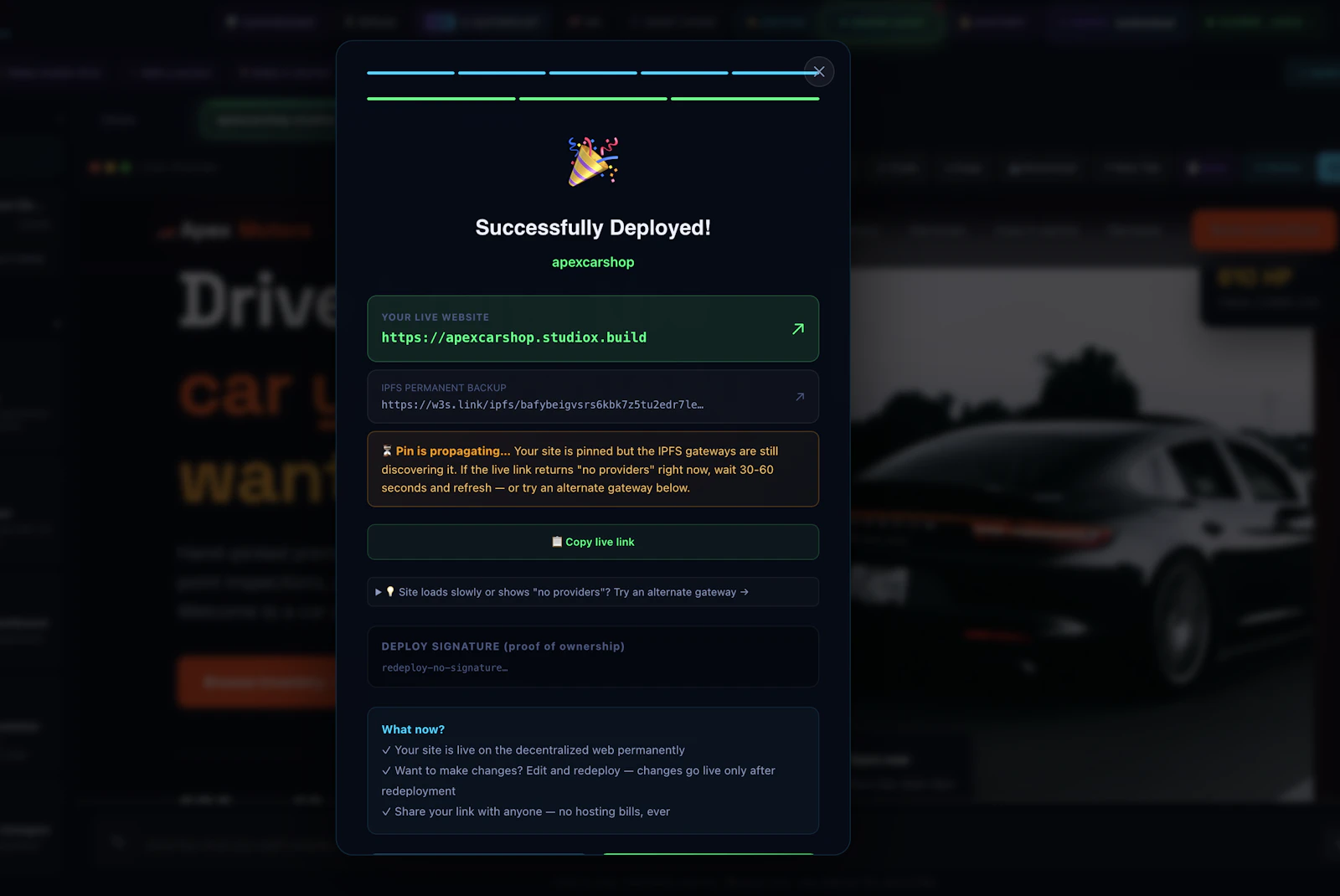 StudioXBuilder screenshot 19