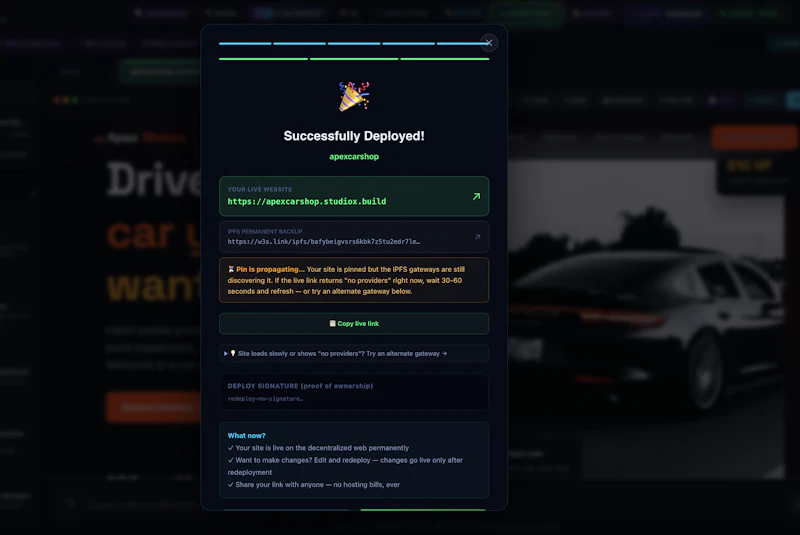 StudioXBuilder screenshot 19