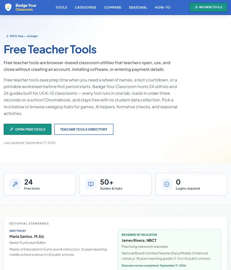 Badge Your Classroom screenshot 1