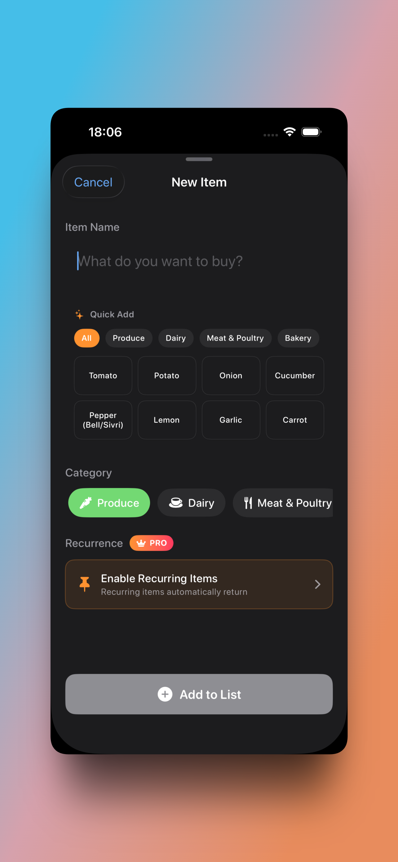 Grocierd! - Shopping List - Screenshot 5 showing product features and functionality