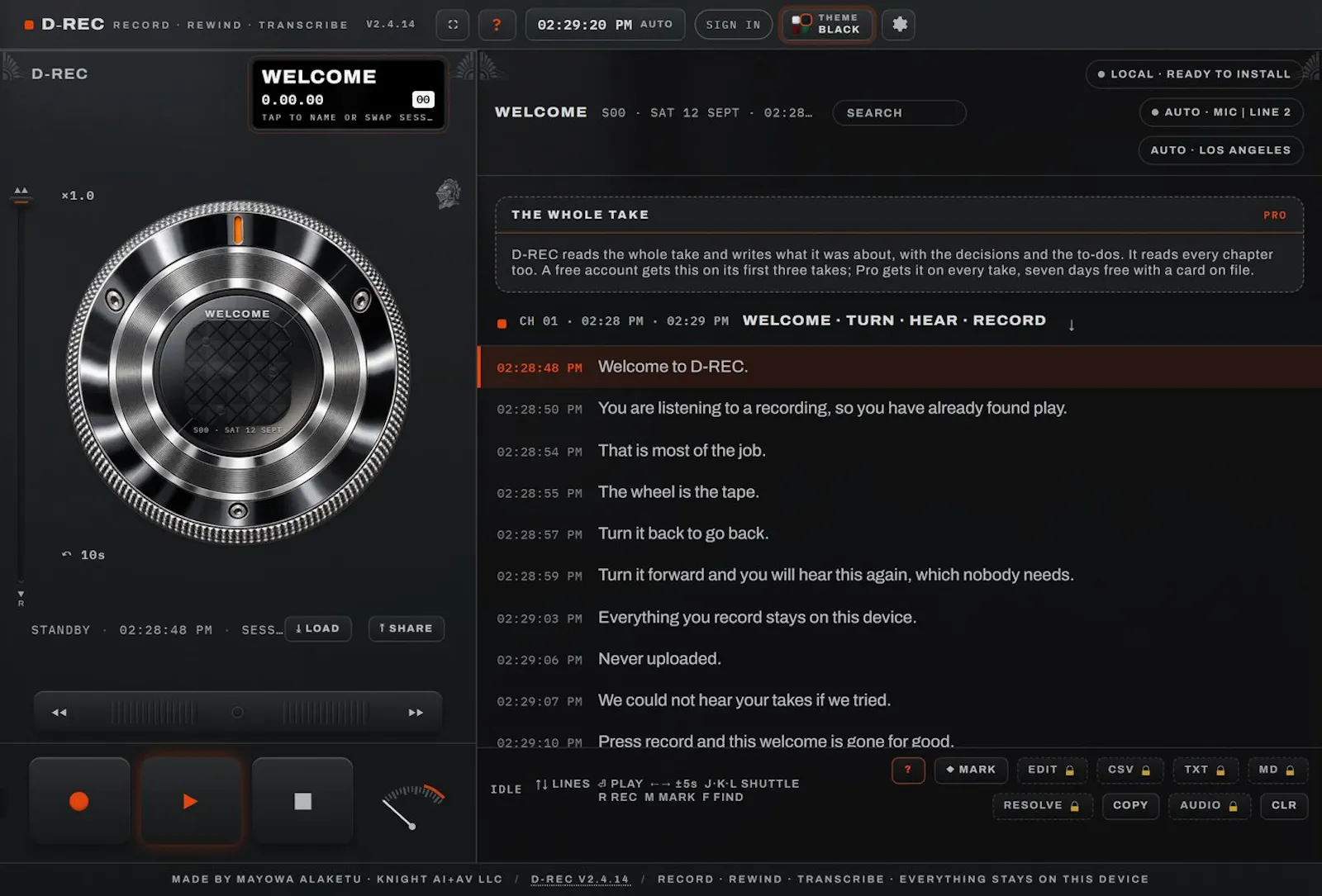D-REC screenshot 2