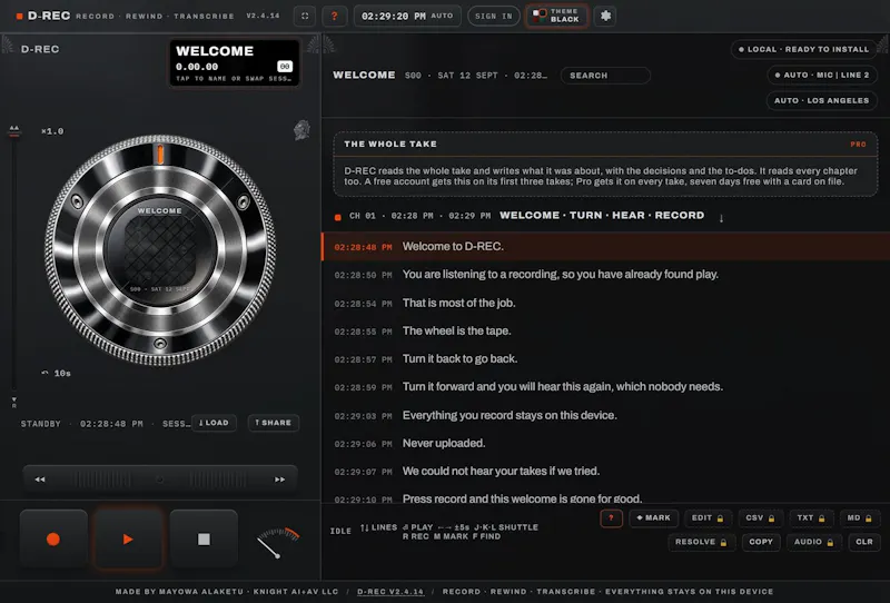 D-REC screenshot 2